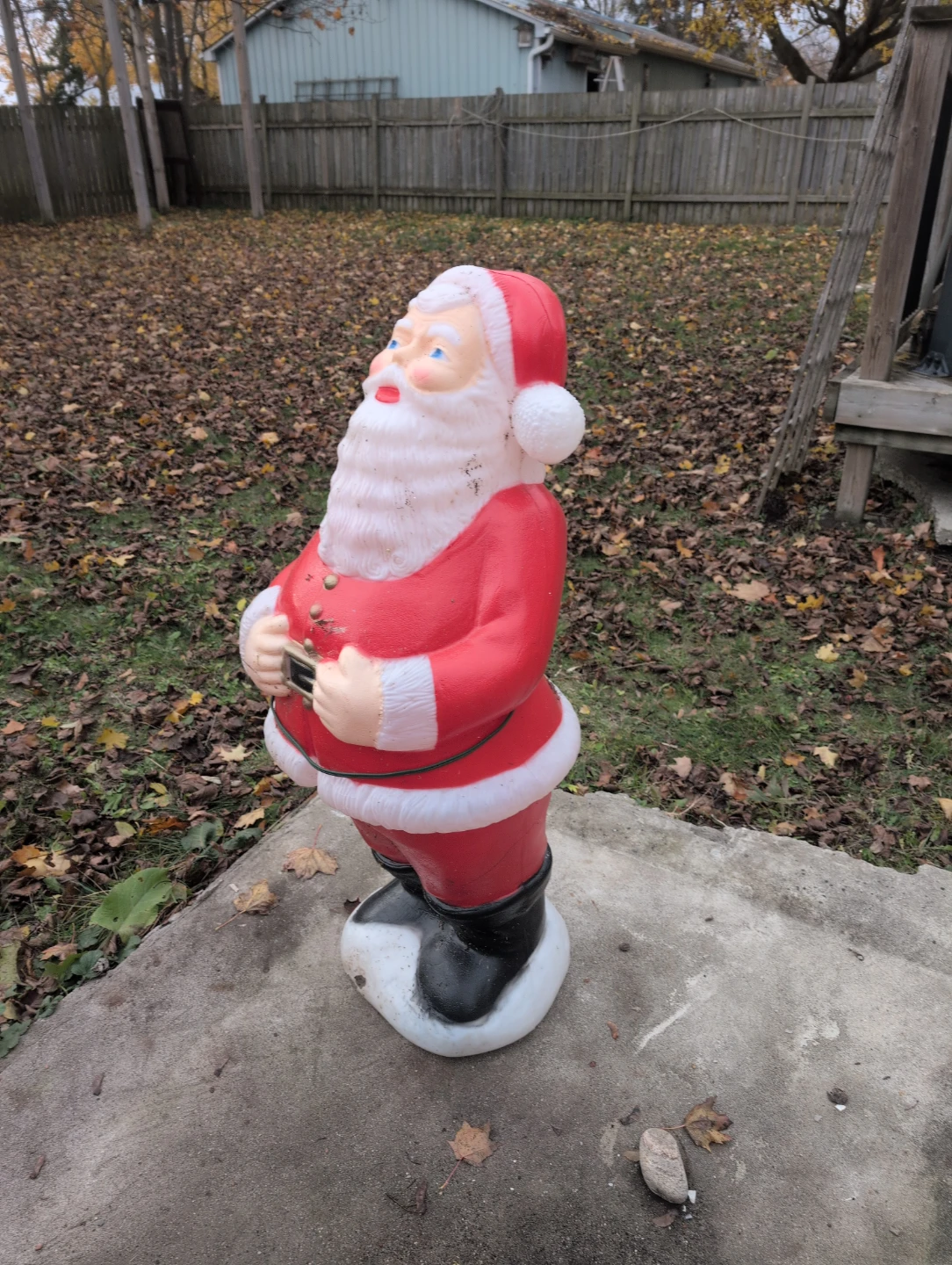 Vintage Santa Blow Mold Decoration - photo 4