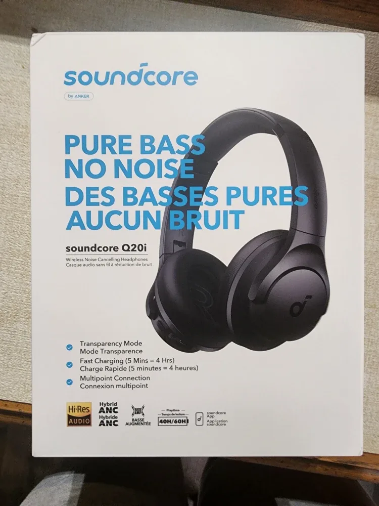 Sealed Soundcore by Anker Q20i Wireless Headphones - New image indicator(1)