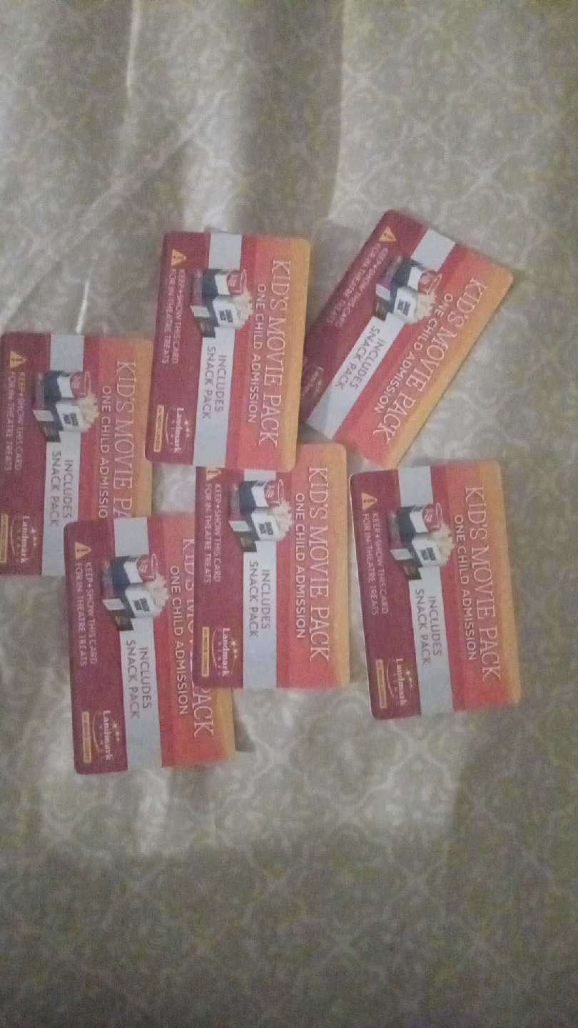 Landmark Kid's Movie Pack Ticket
