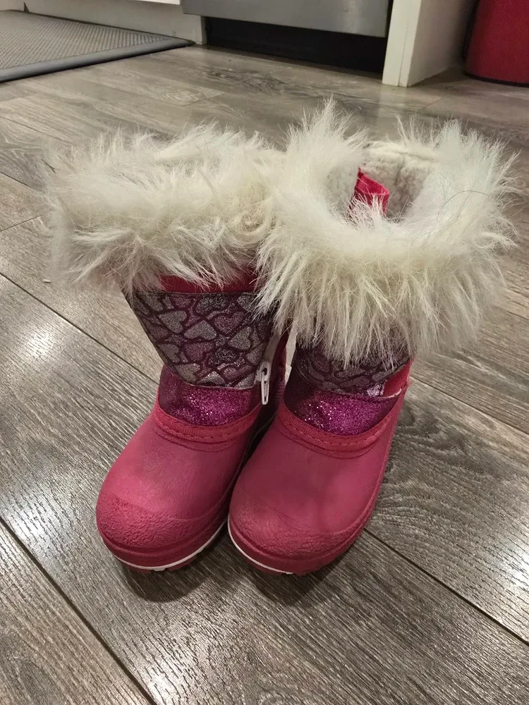 Pink Winter Boots Size 6