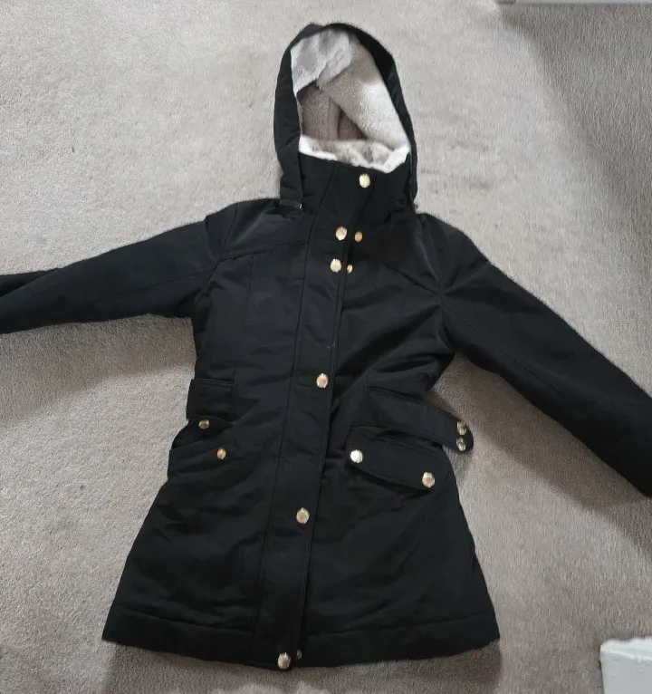 Storm Mountain Black Winter Coat - Size S/P (7/8)