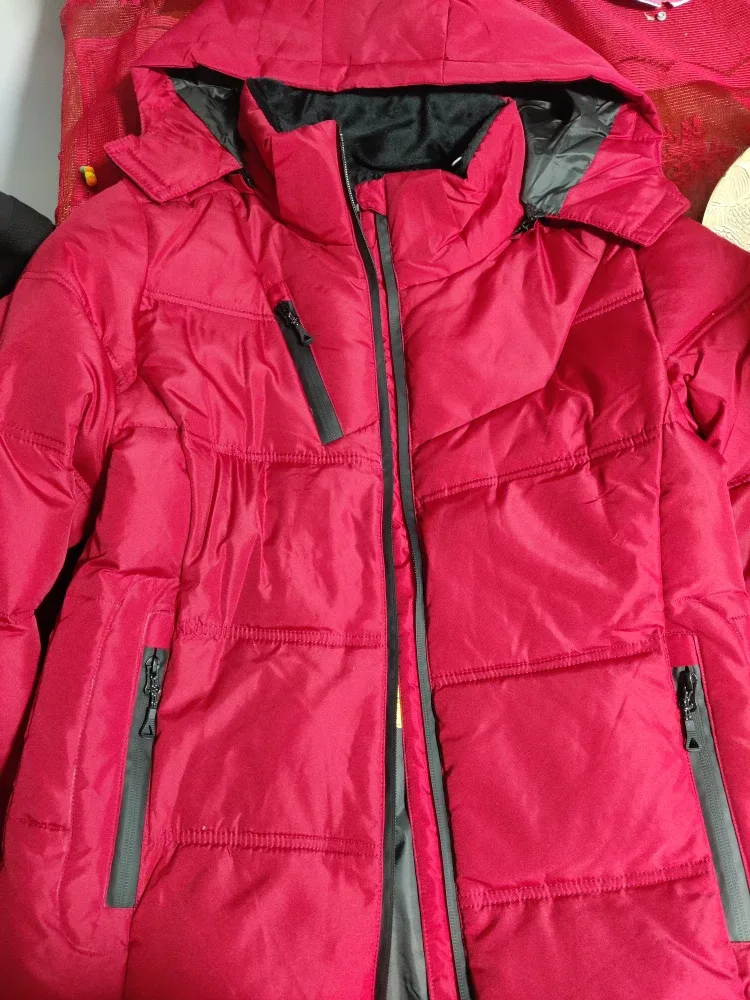 Red Puffer Jacket nordveil new