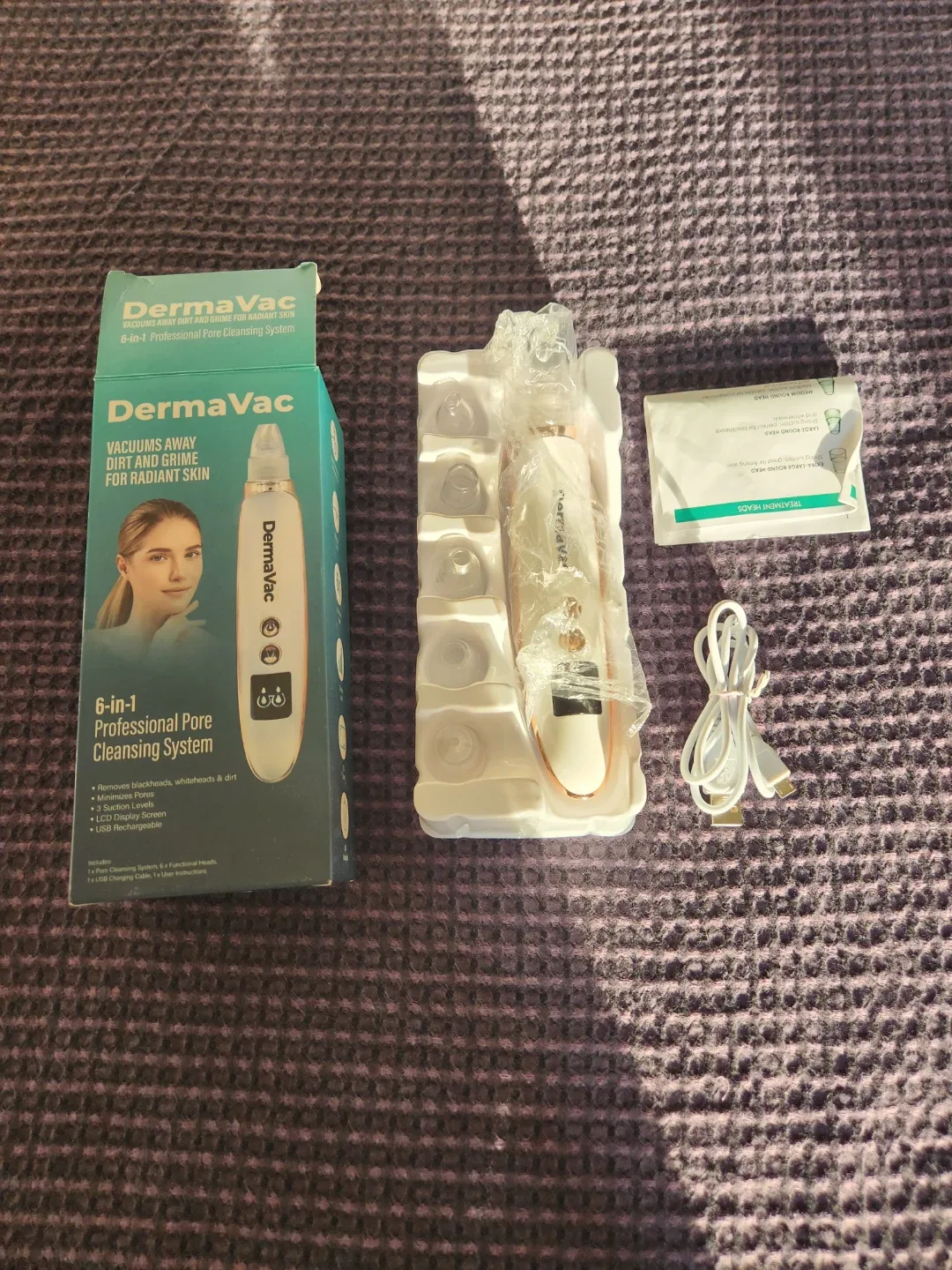 DermaVac 6-in-1 Pore Cleansing System - NEW(only pick up) image indicator(2)