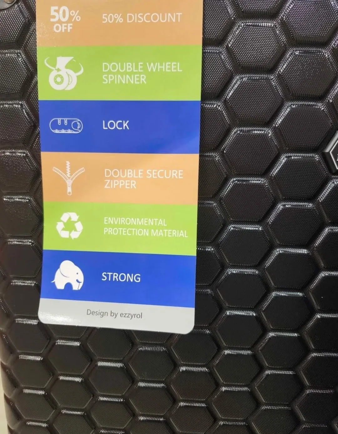 Ezzyrol Hardside Luggage Excel Large Medium Small Carry On image indicator(6)