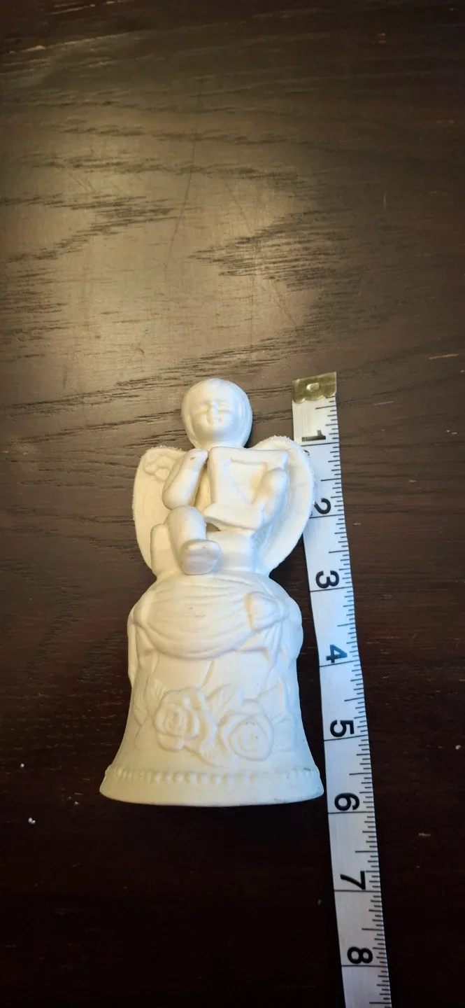 🥕Angel Bell Figurine, 6.5" tall image indicator(5)