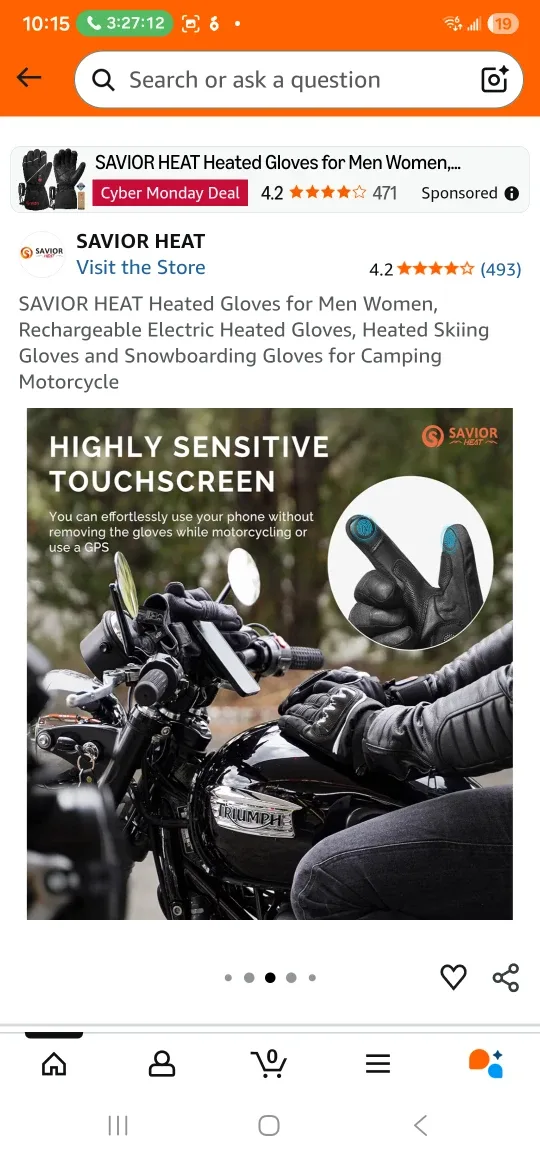 SAVIOR HEAT Heated Gloves - Medium image indicator(7)