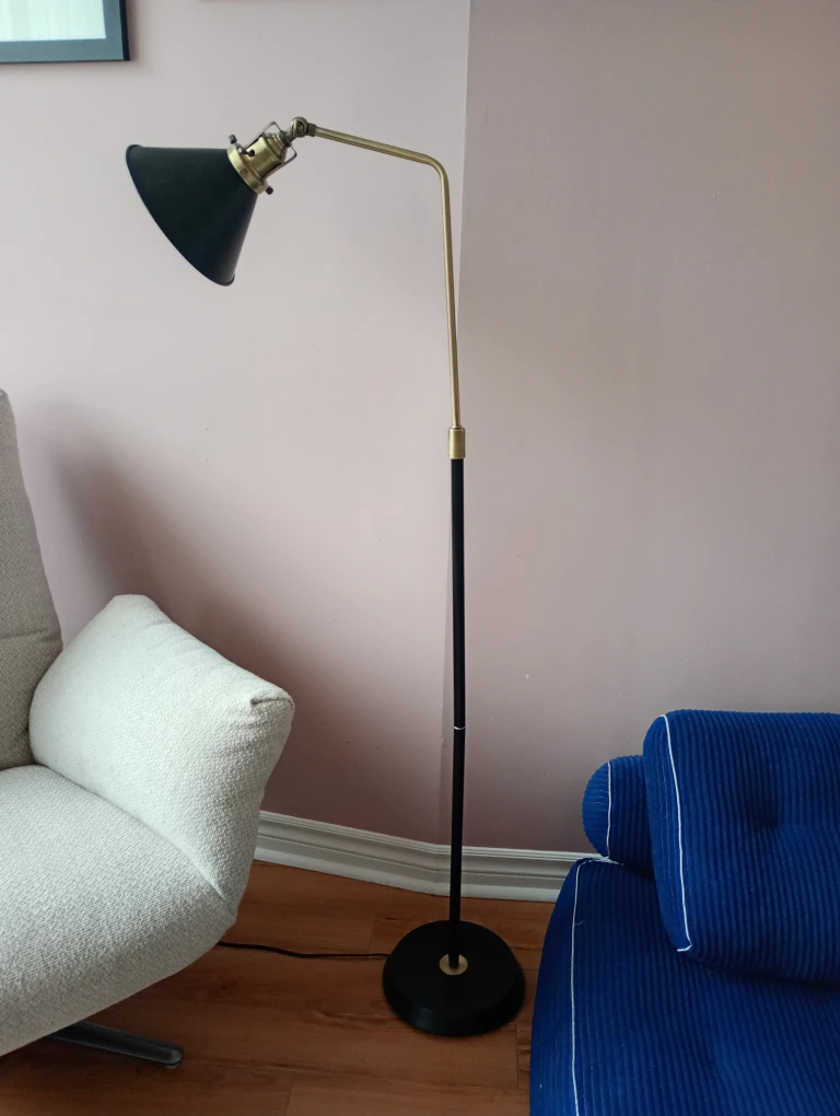 Black & Gold Floor Lamp