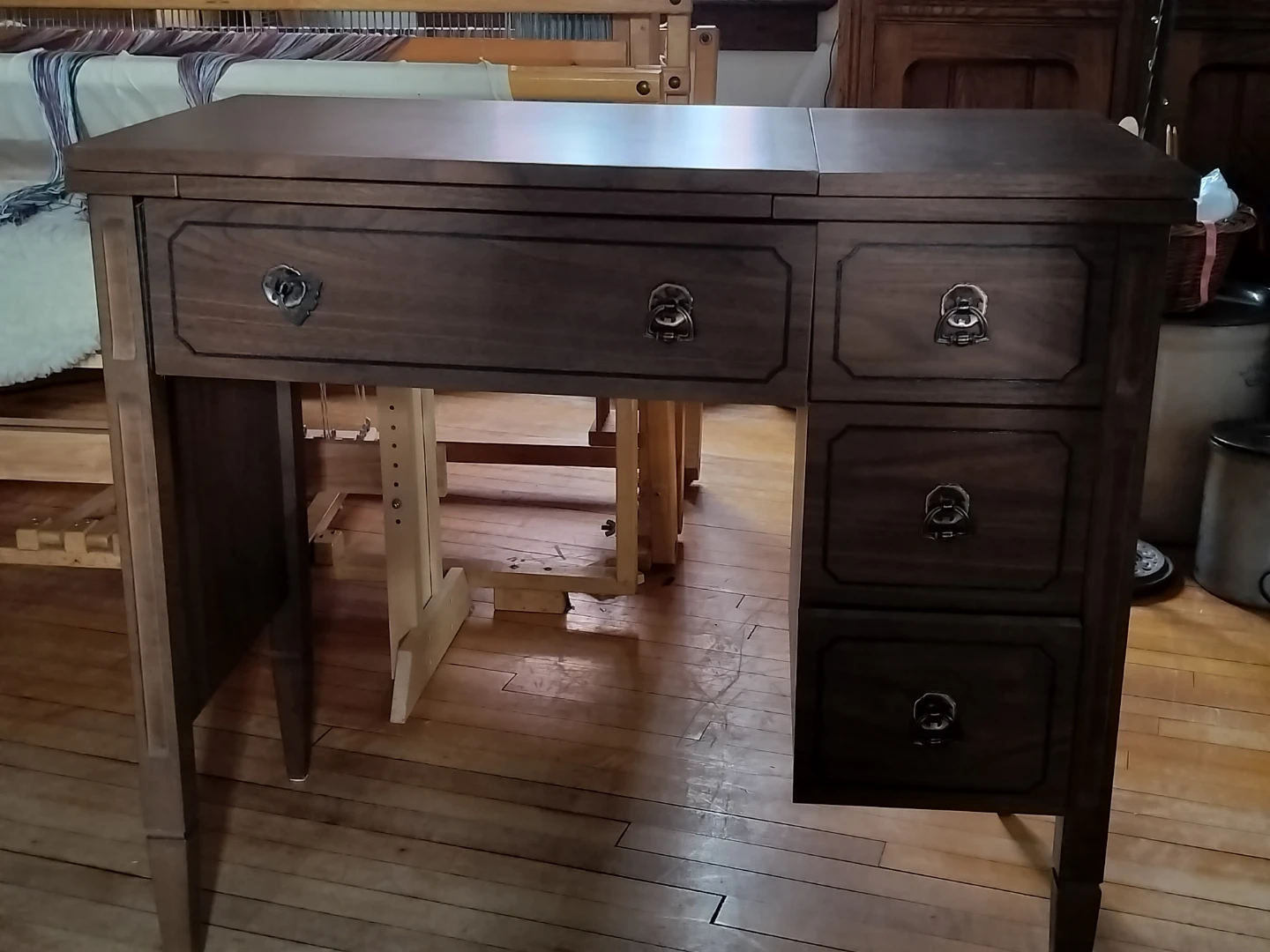 Vintage Sewing Machine Cabinet