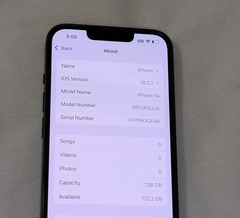 Mint Condition APPLE iPhone 14 128GB for CRICKET WIRELESS image indicator(3)