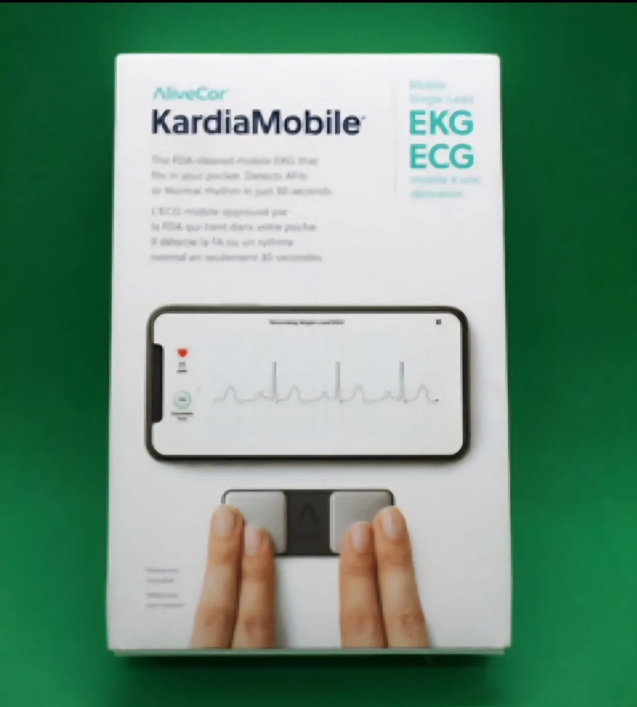 AliveCor KardiaMobile Single-Lead Personal ECG/ EKG Monitor