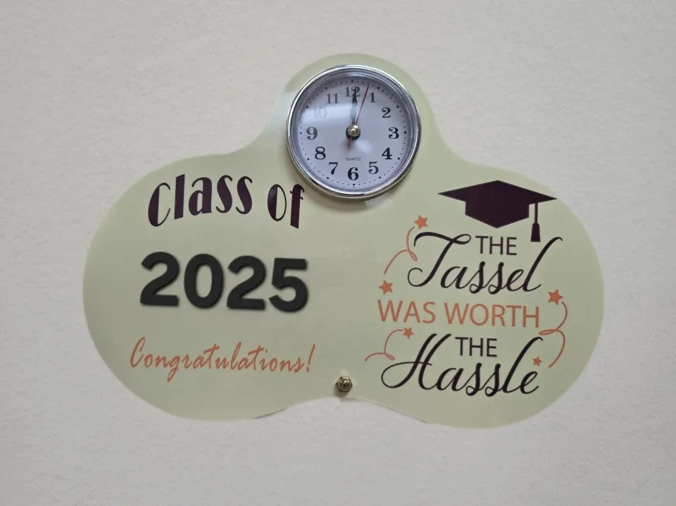 Graduation/Birthday Desk Clock