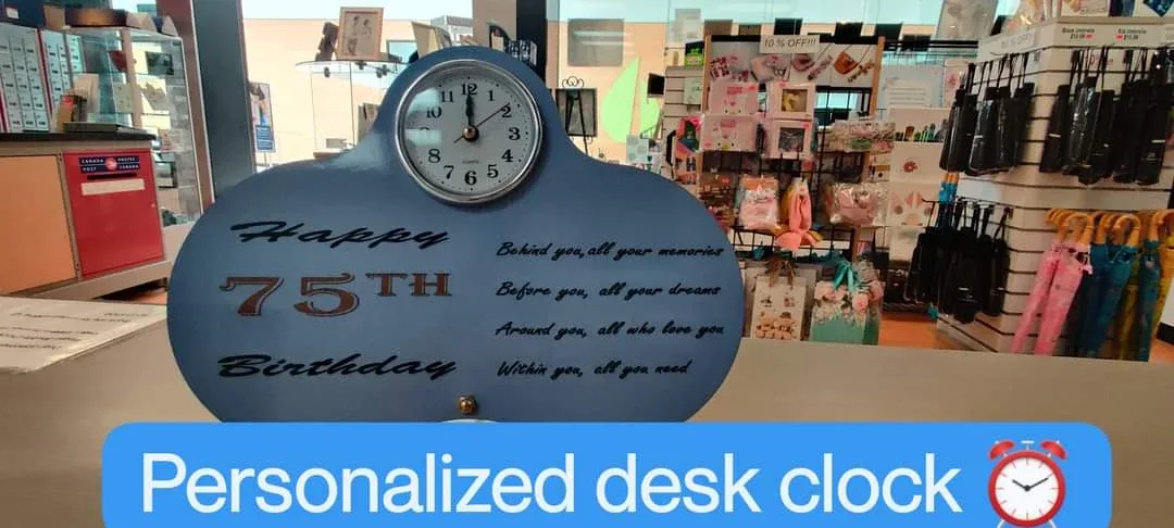 Graduation/Birthday Desk Clock image indicator(3)
