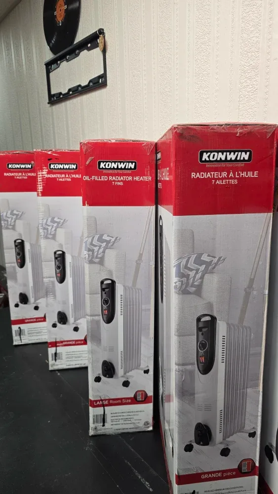 Konwin 7- fin Oil Filled Heater, with adjustable thermostat image indicator(5)