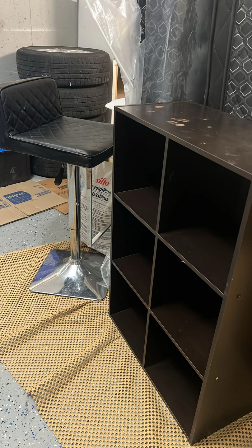 Dark Brown 6-Cube Storage Shelf