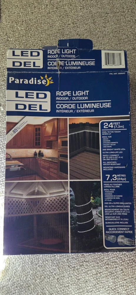 Paradise LED Rope Light 24ft - Indoor/Outdoor image indicator(2)