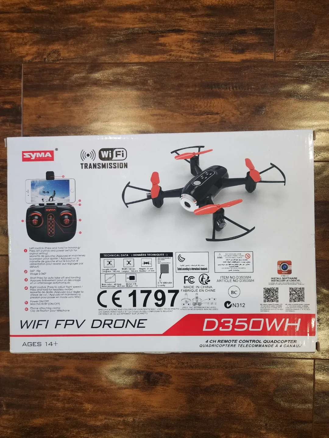 Syma D350WH WiFi FPV Drone - Ages 14+ image indicator(2)