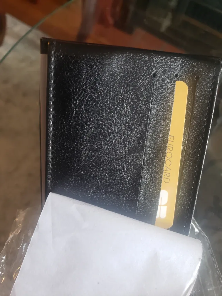 Black Leather Wallet image indicator(3)