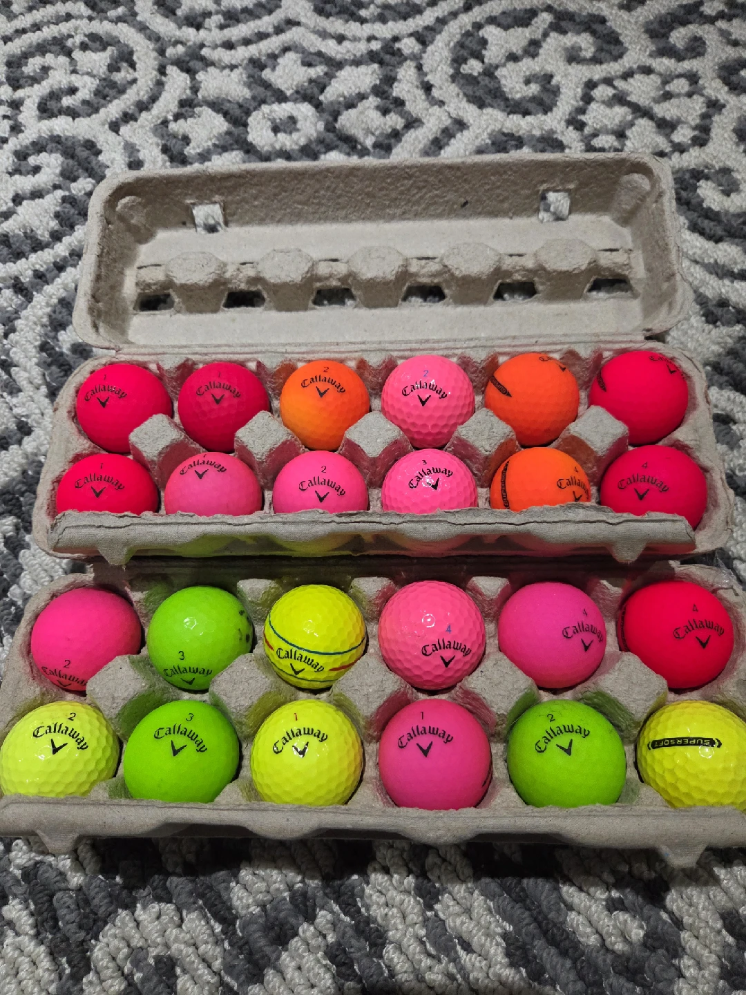 Mixed Golf Balls - Callaway, Srixon, TaylorMade, Vice