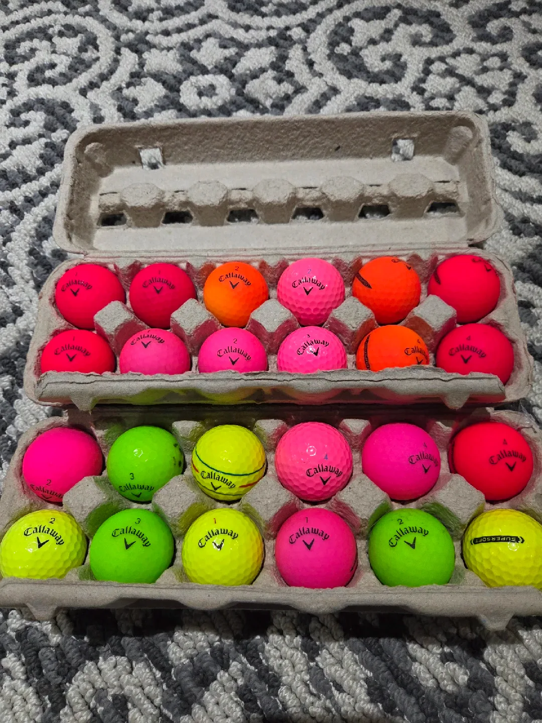 Mixed Golf Balls - Callaway, Srixon, TaylorMade, Vice