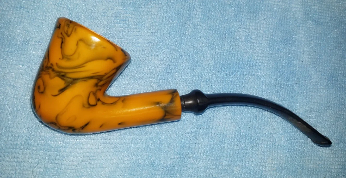 Vintage 1970's Hilson Fantasia Meershaum Lined Pipe image indicator(3)