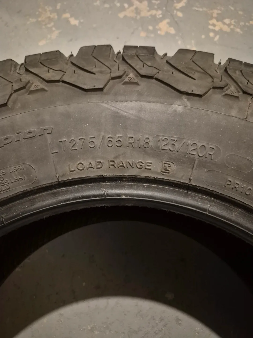 BFGoodrich All-Terrain T/A Tire LT275/65R18