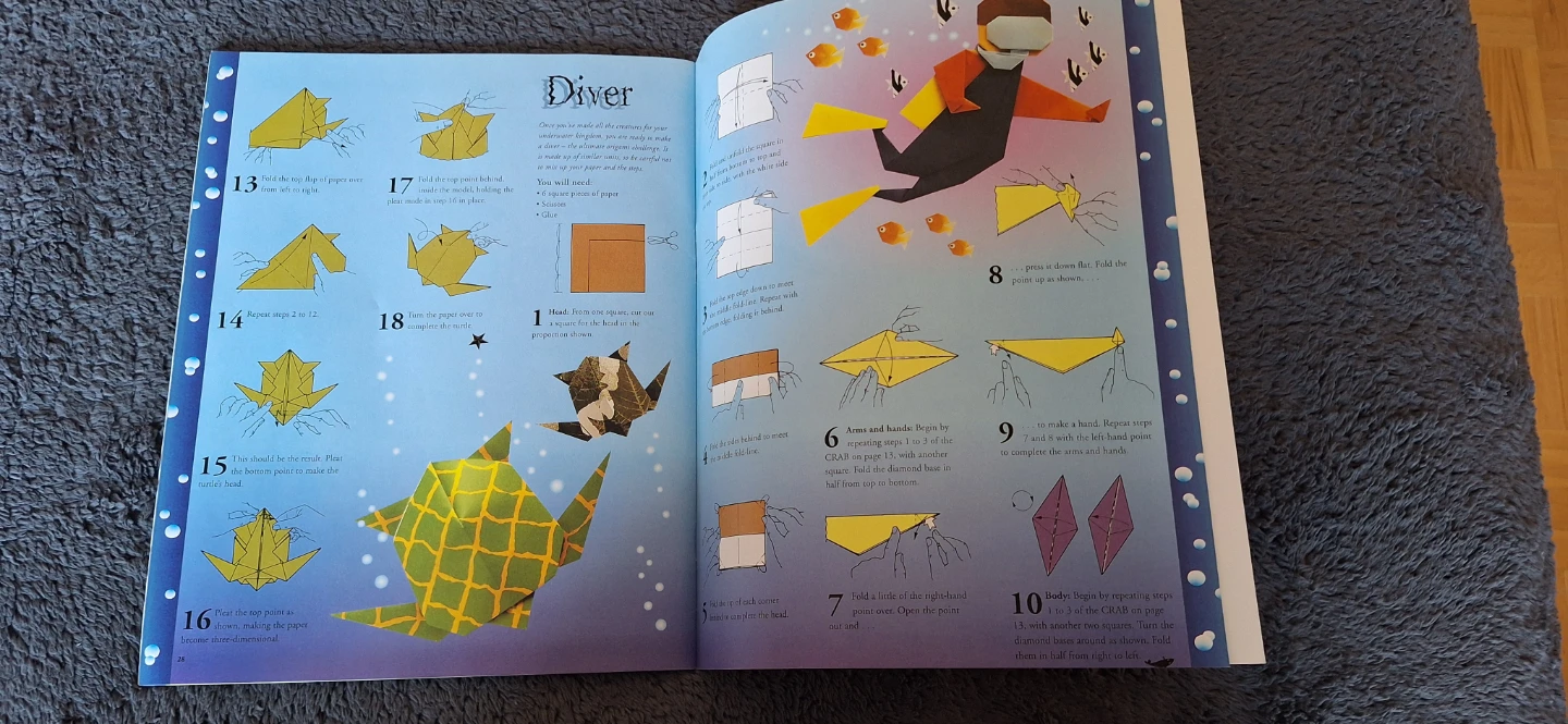 Underwater Origami Book🥕 - photo 3