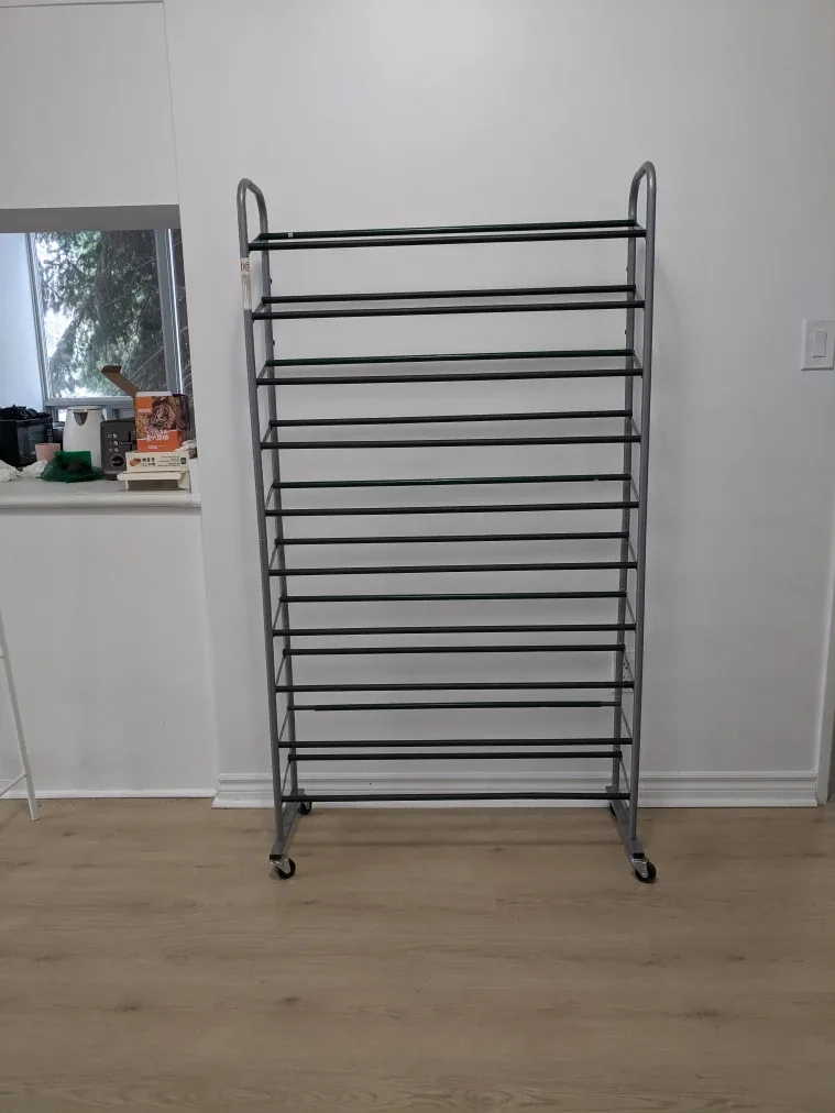 Shoe Rack with Wheels