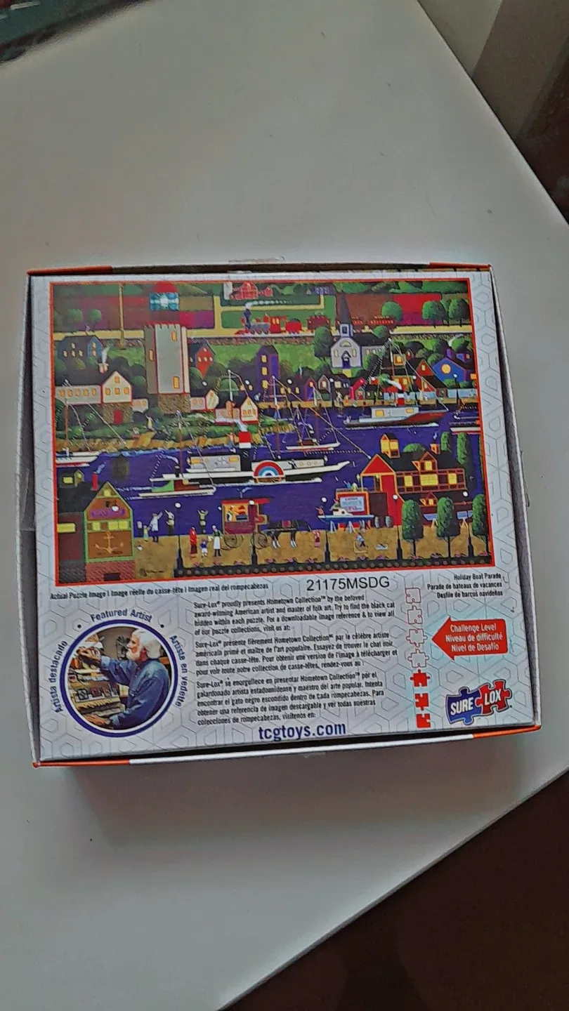 TCG Toys Hometown Collection Holiday Boat Parade 300 pc Puzzle image indicator(2)
