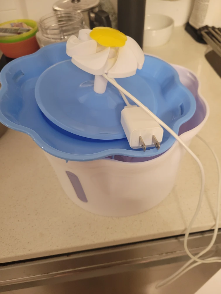 Pet Water Fountain - Flower Design