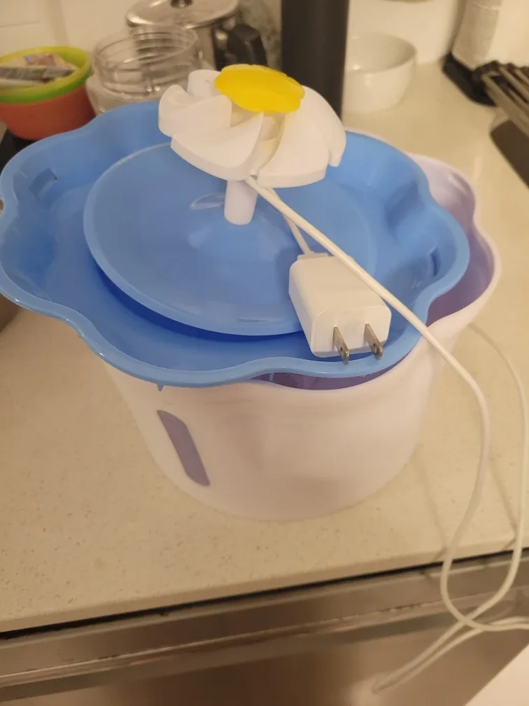Pet Water Fountain - Flower Design