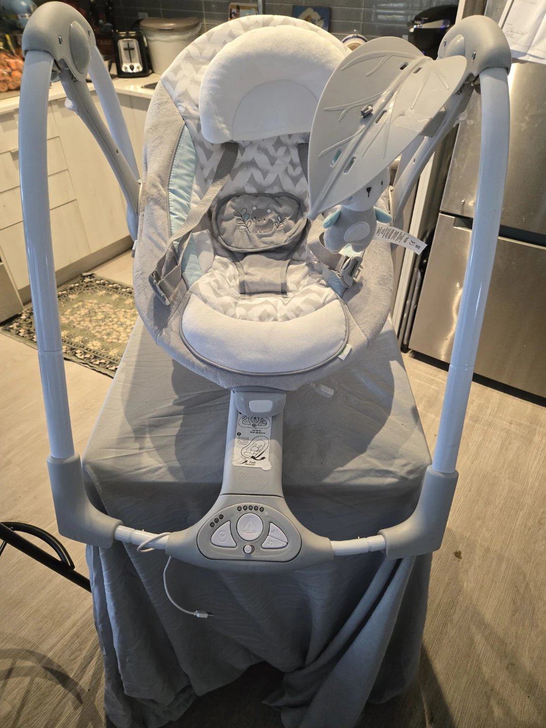 Ingenuity ConvertMe Swing-2-Seat Portable Swing - photo 3