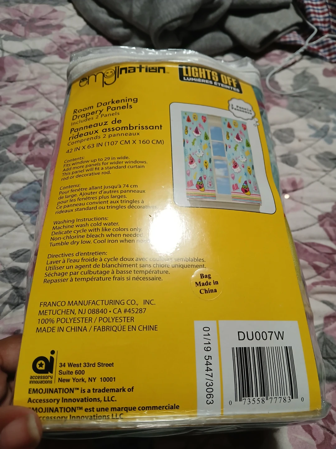 Emojination Room Darkening Drapery Panels (42x63)