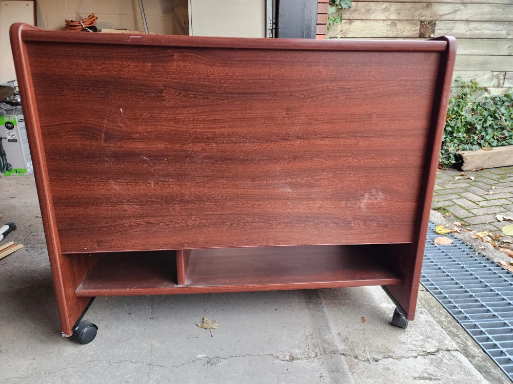 Mahogany Computer Desk with Keyboard Tray - photo 4