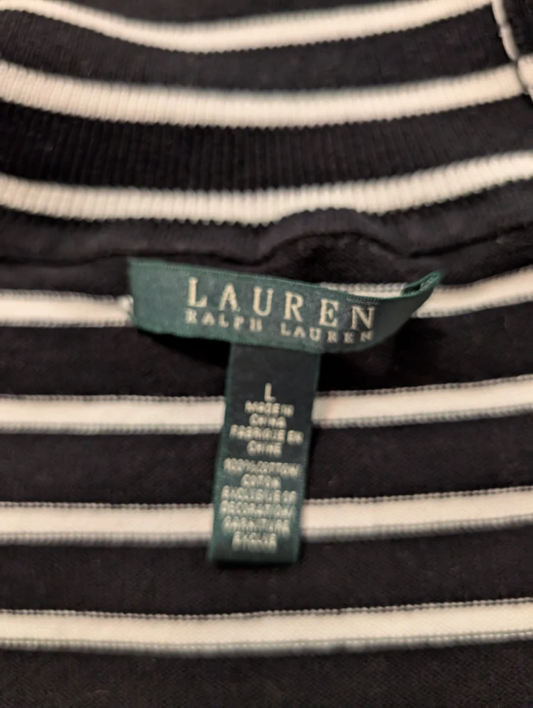 Ralph Lauren Striped Turtleneck - Size L - photo 5