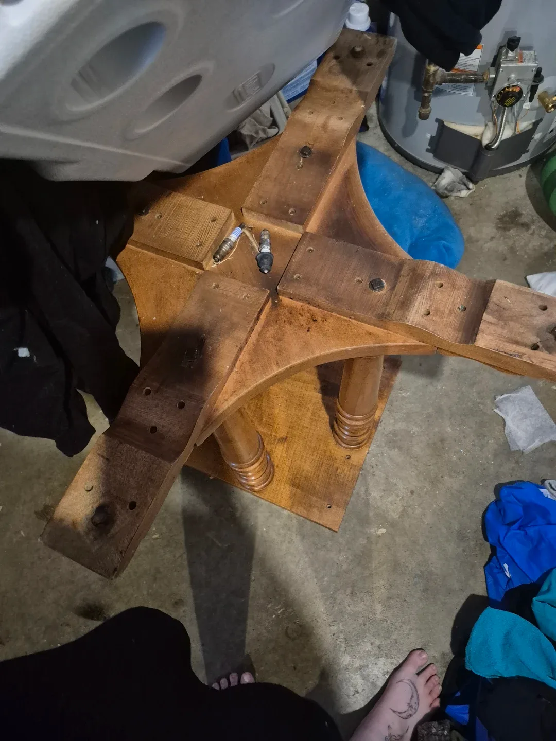 Wooden Dining Table and Chairs Set image indicator(4)