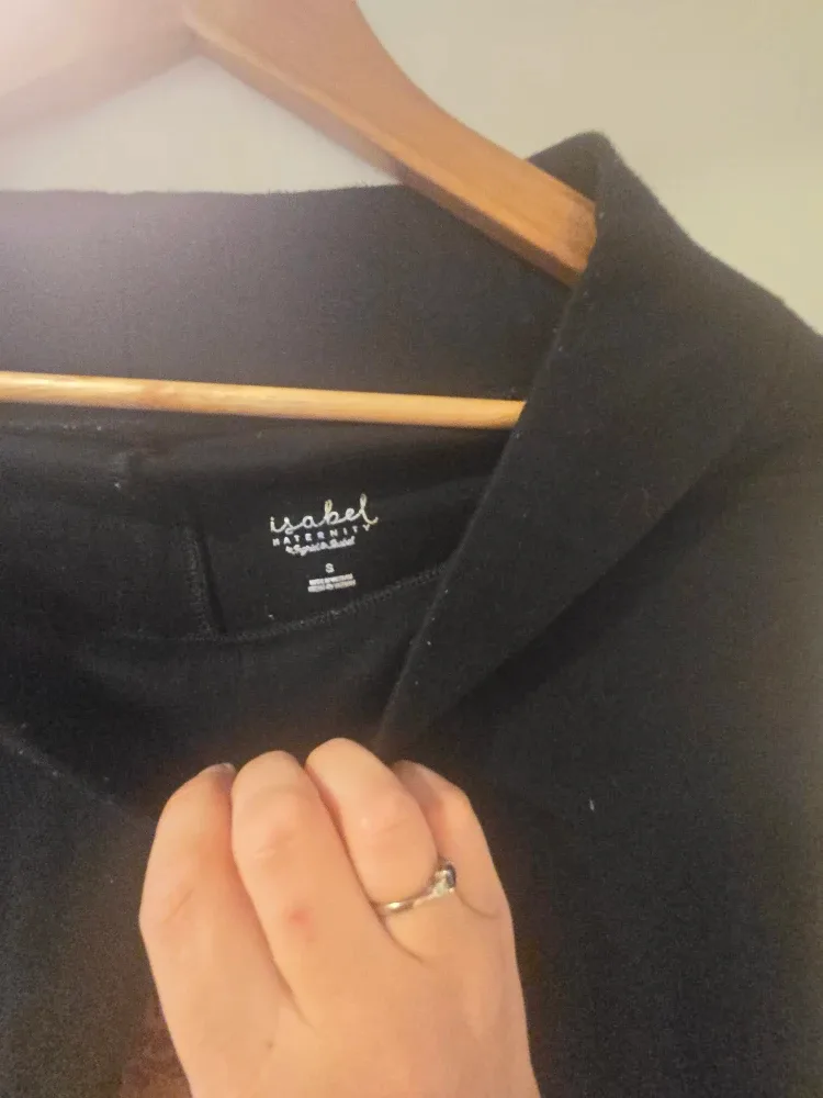 Isabel Maternity Black Leggings - Size S image indicator(2)