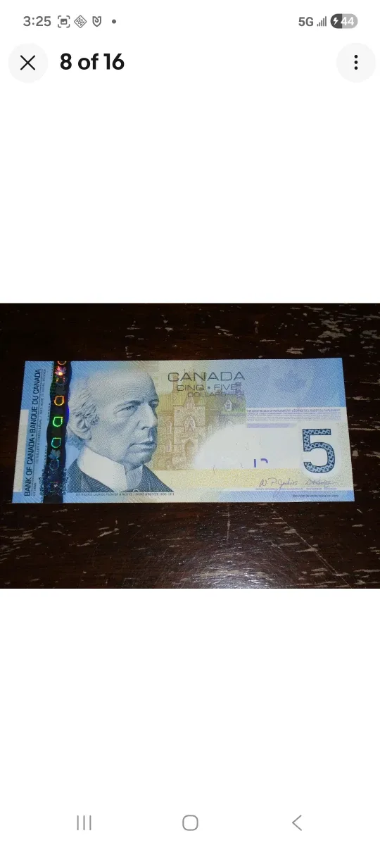 2006 Bank of Canada, $5 radar notes LOT, AOM prefix image indicator(6)