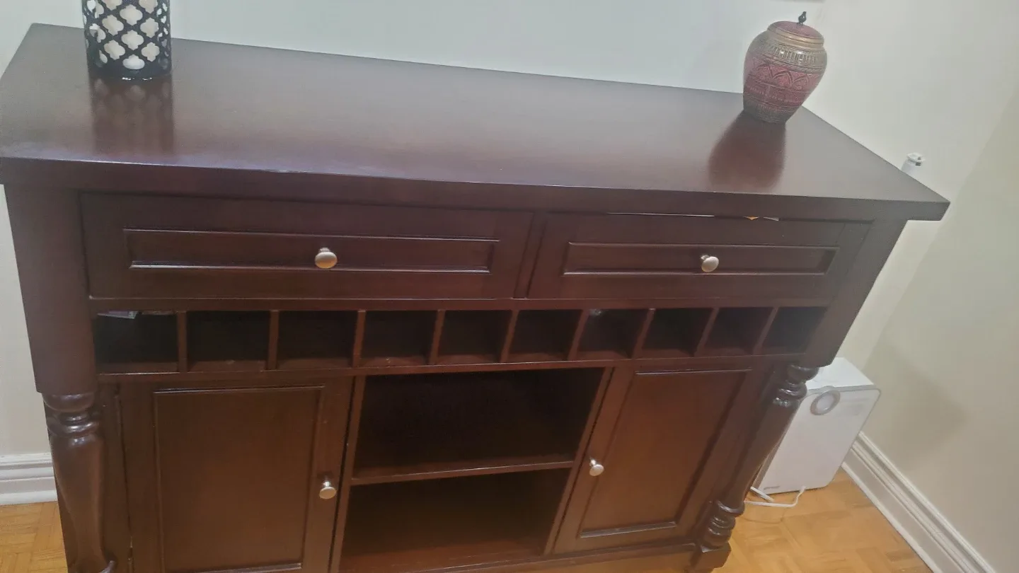 Wooden Brown Cabinet image indicator(2)