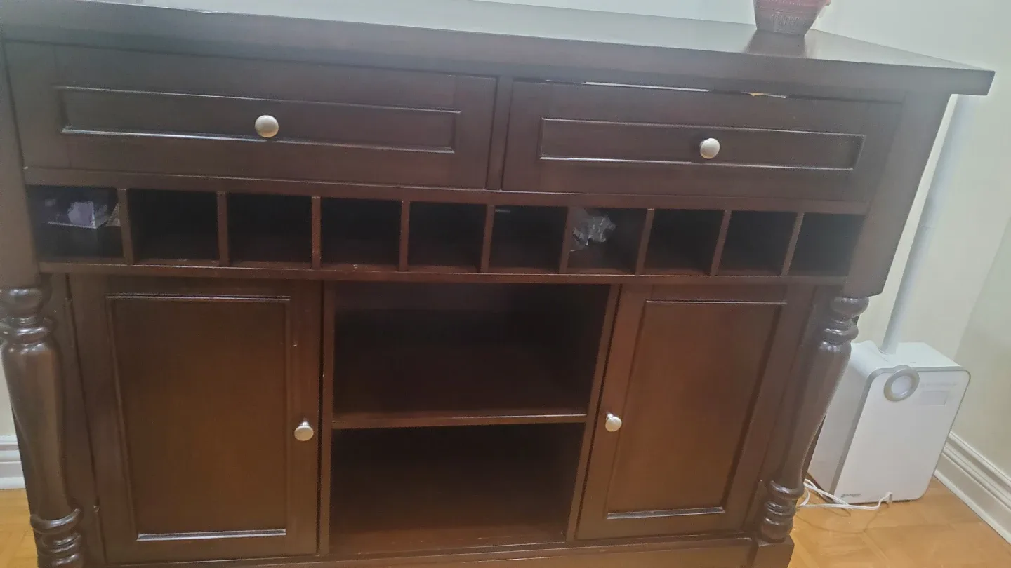 Wooden Brown Cabinet image indicator(3)