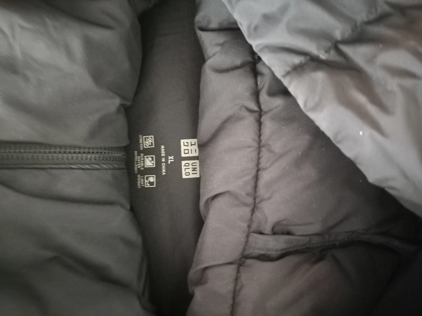 Uniqlo Black Down Puffer Jacket - XL - photo 2