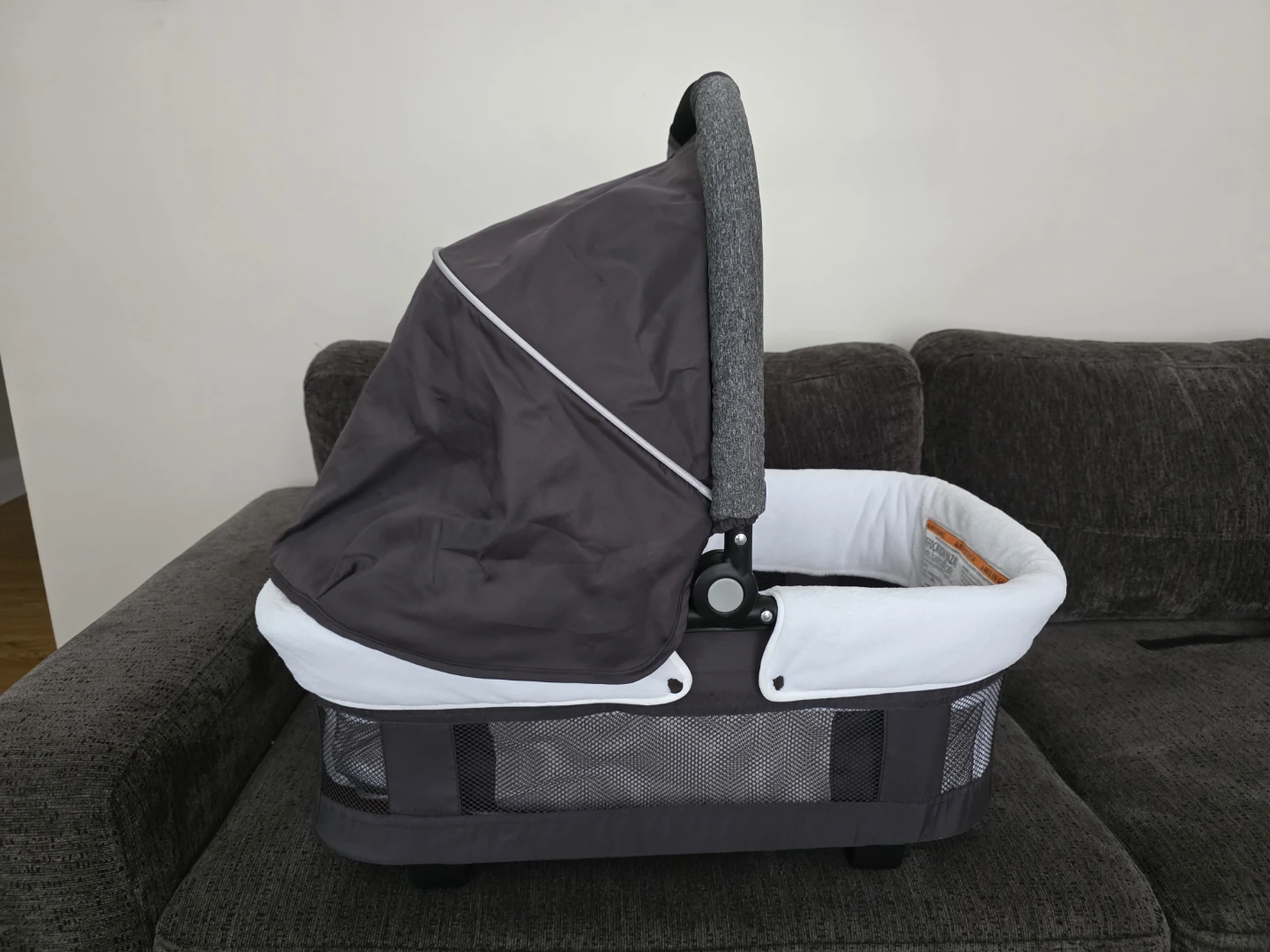 Graco Sense2Snooze Bassinet - Grey/White - photo 3