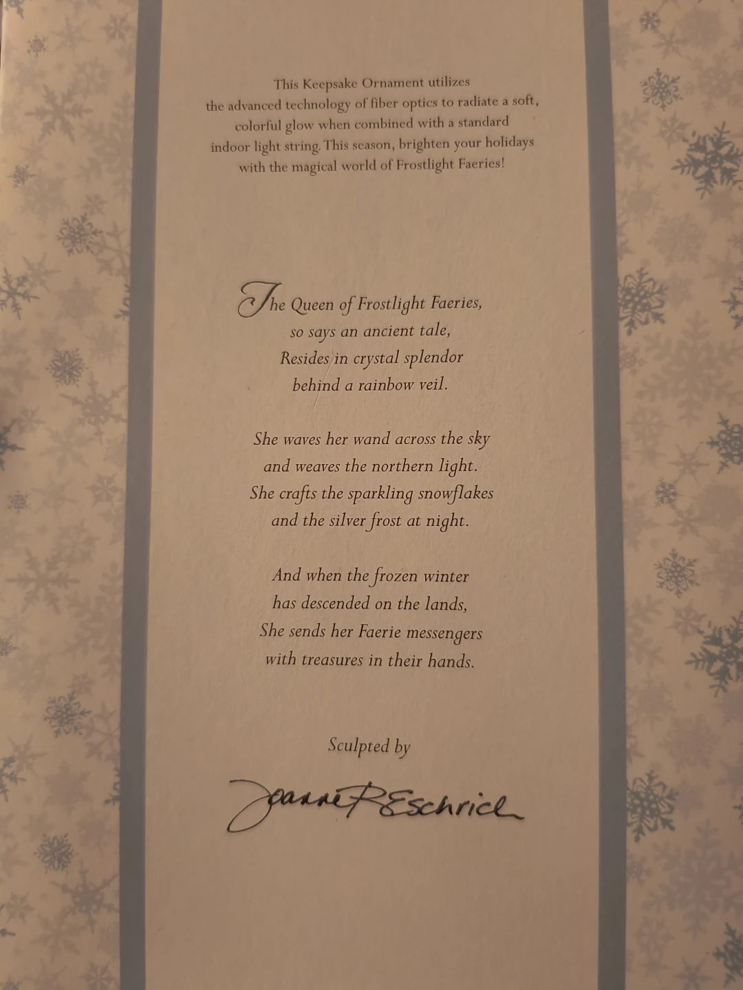 Queen Aurora Frostlight Faeries Keepsake Ornament - photo 2