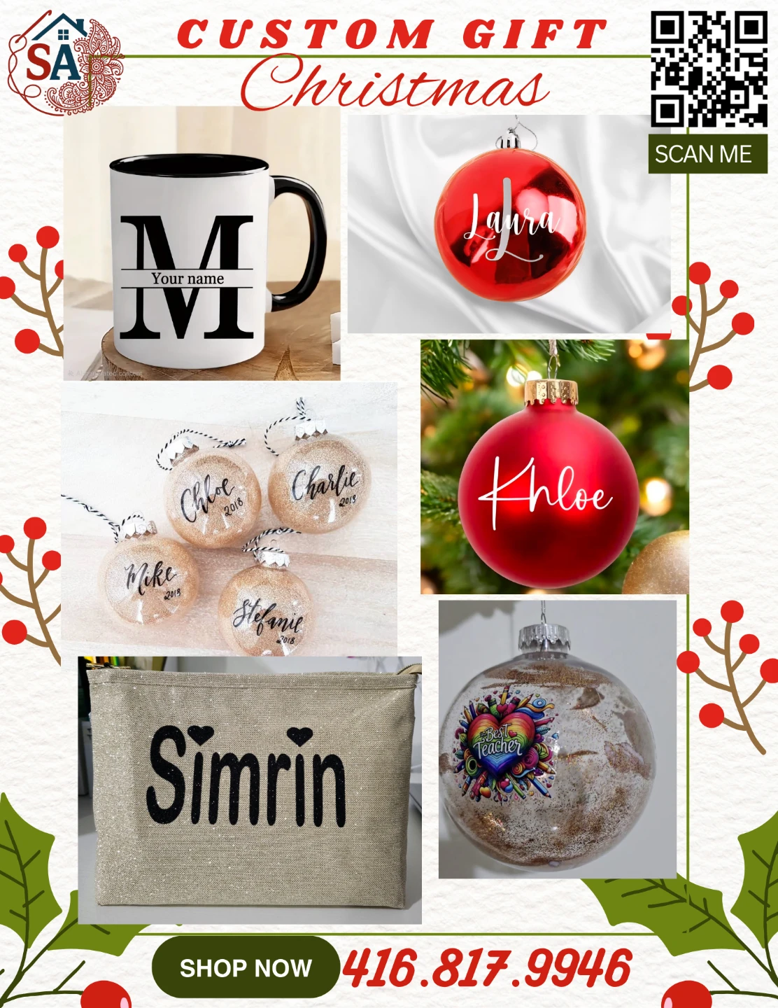 Custom Christmas Gifts