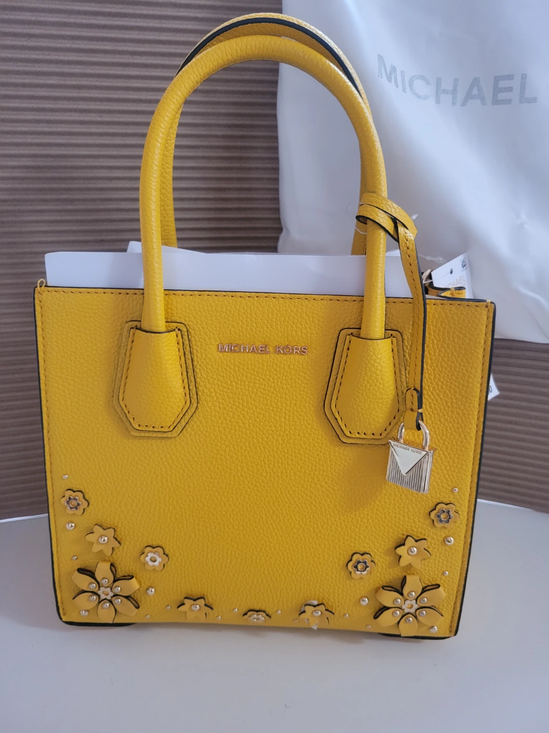 Michael Kors Mercer Kors Studio Sunflower MD Messenger