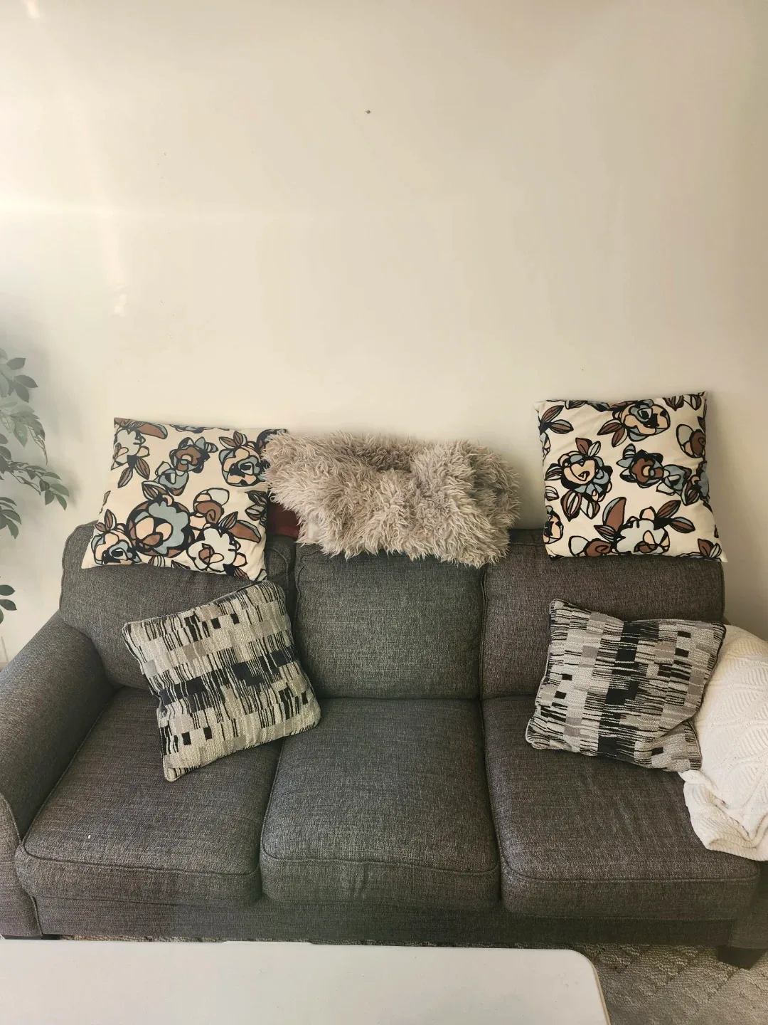 Comfortable Grey Sofa
