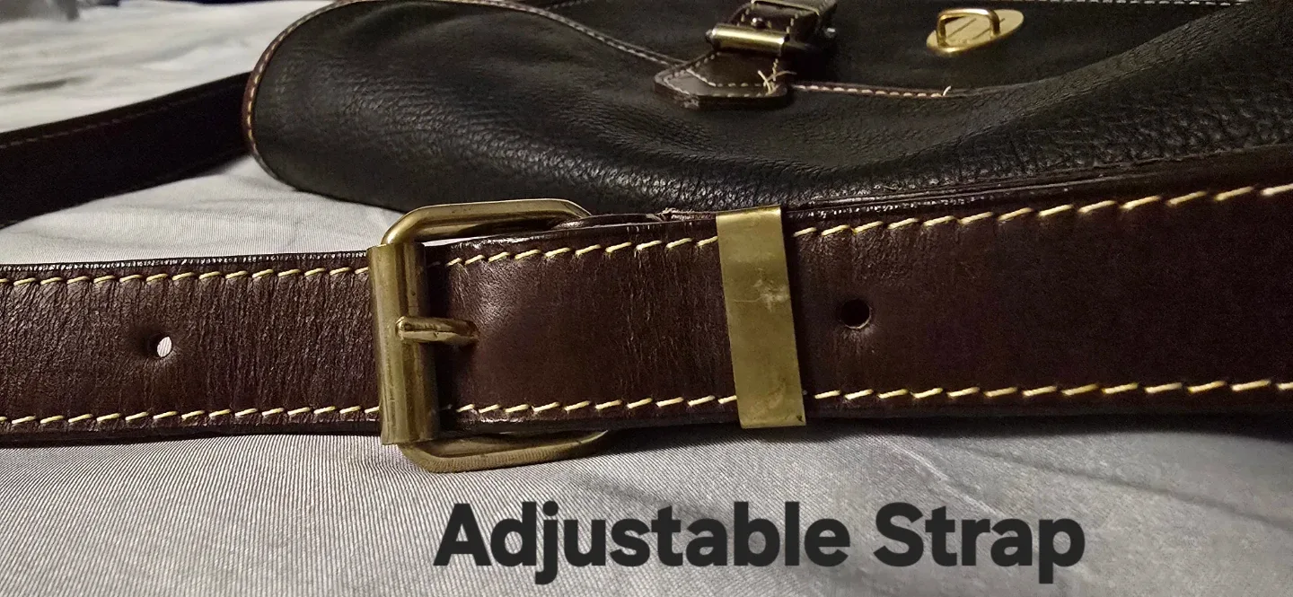 BRAND NEW! Vintage Roots Stephys Leather Crossbody Bag! image indicator(5)