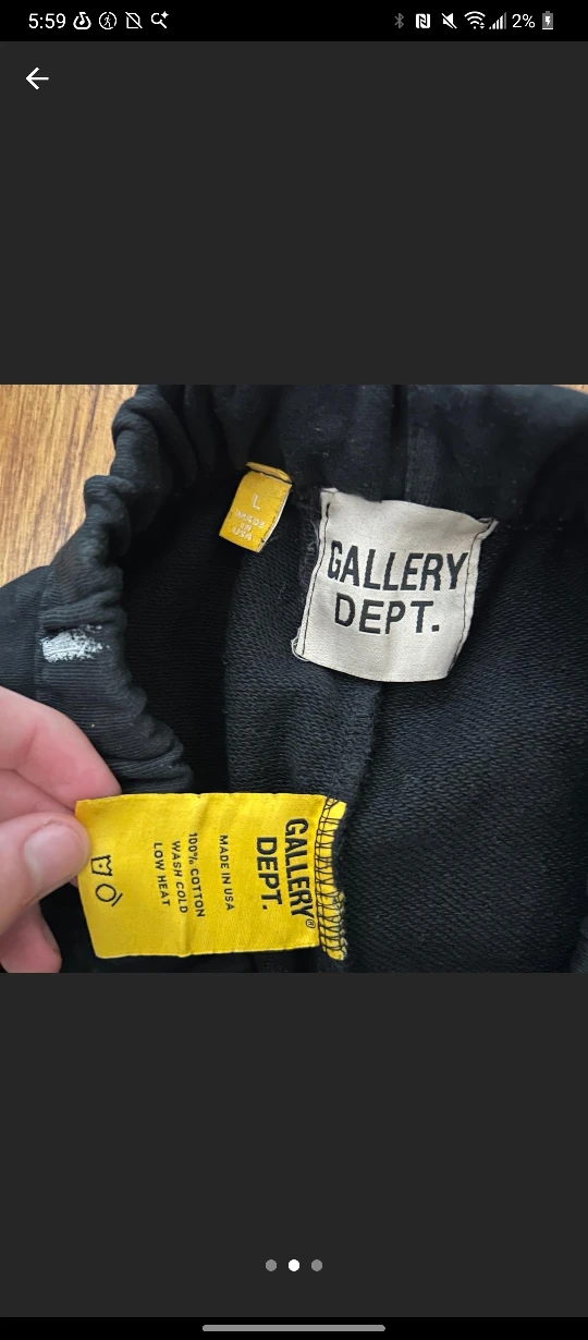 Gallery Dept. Sweatpants - Size L - photo 2