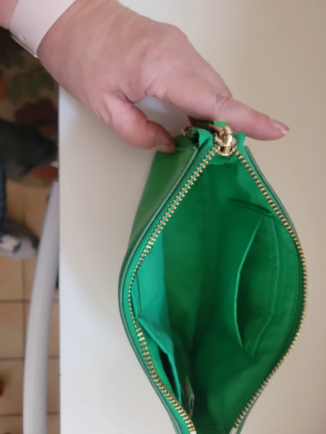Coach Green Leather Wristlet - photo 3