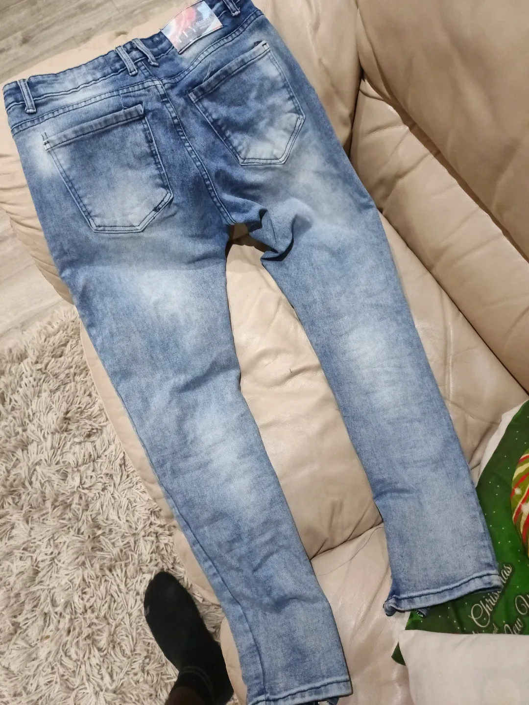 P&S Jeans - Distressed Light Blue Wash image indicator(4)