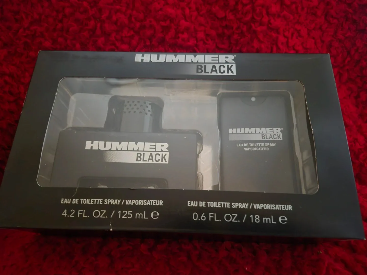 Hummer Black Eau de Toilette Spray Gift Set - New